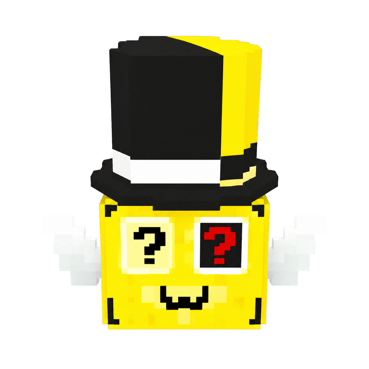 Legendärer Luckyblock mit Zylinder